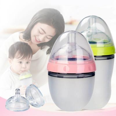 China Food Grade BPA Free Silicone Free Eco Friendly Baby Feeding Bottle for sale