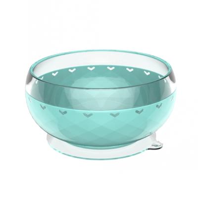 China Silicone Baby Bowl Sucker Baby Smile Face Plate Dinnerware Set Kids BPA Free Children's Dishes Bowl for sale