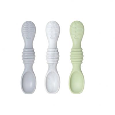 China BPA China Supplier Baby Stitch 100% Food Grade Soft Silicone Soft Customed Spoon for sale