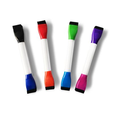 China Double Sided Magnetic Dry Erase Markers Assorted Colors SMJ-08 for sale