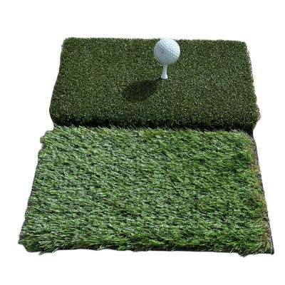 China Indoor Outdoor Floor OEM Golf Hitting Mat , 1.3*2 ft Foldable 2-in-1 Golf Practice Mat for Optimal Indoor/Outdoor Driving and Chipping Training for sale