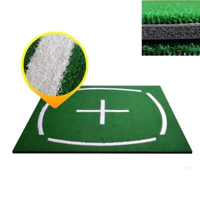 China Sports Court golf Practice Hitting Chipping Training Mat golf hitting Artificial Turf golf Swing Path mat Tri-turf Mat for sale