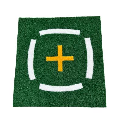 China Sports Court Premium quality golf hitting teaching mat with training lines included for sale