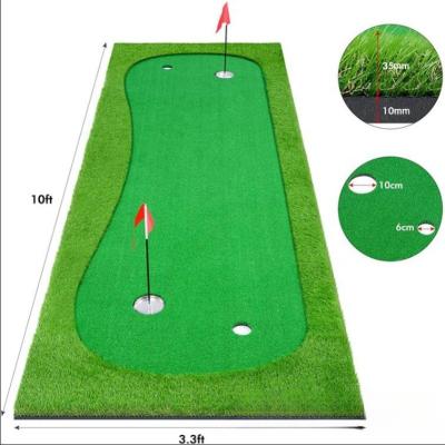 China Golf Golf Putting Green Mat  with Realistic Turf for Indoor/Outdoor,Golf Practice Training Aid for Men for sale