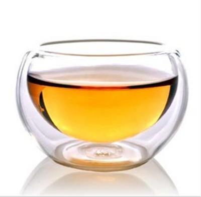 China Viable wholesale heat-resistant main glass tea set double layer sample glass tea cup tea cup small small for sale