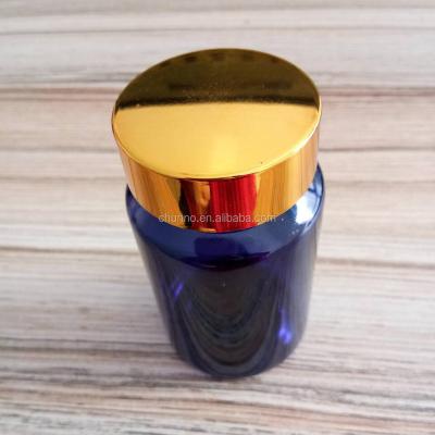 China Pharmaceutical 100ml PET Health Care Plastic Bottle With Gold Screw Cap For Bottle Cap for sale