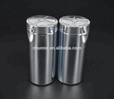 China China Suppliers 350ml Pharmaceutical HDPE Plated Silver Capsule Pill Bottle for sale