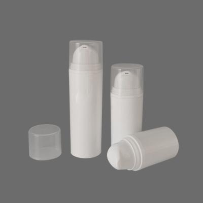 China 15ml 30ml 50ml pp Lotion Pump Bottle Eco-friendly Recyclable Plastic Cosmetic Airless Vacuum Bottle for sale