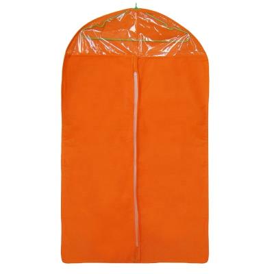 China Dust Proof Wrinkle Free Dustproof Garment Bag With Clear Window High Quality Non Woven Suit Bag for sale