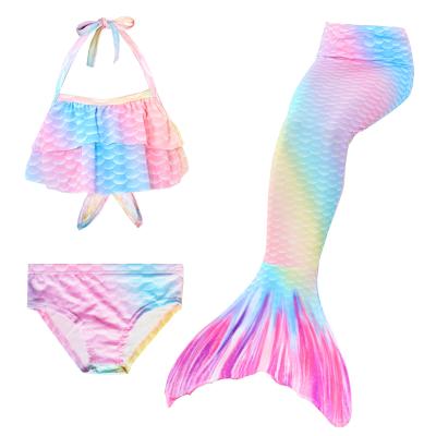 China Fashion Design Mermaid Tail Bikini Swimwear Kids Breathable Mermaid Swimsuit for sale