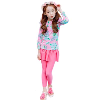 China Other New Style Girl Swimwear Kid Swimming Suit Long Sleeve Beach Suit Kids Bathing Swimsuit For Kids for sale