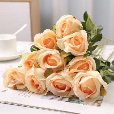 China Really Smell Artificial Rose Flowers Rose Buds Silk Day from Supply Artificial the Manufacturer 2021 Rose Home Decoration Wedding Valentine&'s Day Floral for sale