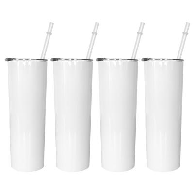 China 15oz 20oz Amazon Vendor Sublimation Stainless Steel Hot Straight Lean Blanks Tumbler Straight Lean Vacuum for sale