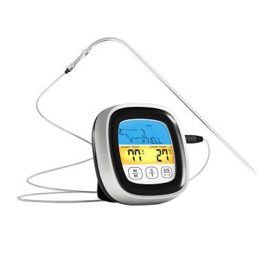 China ABS+stainless probo amazon success led digital thermometer kitchen digital meat thermometer BBQ thermometer for sale