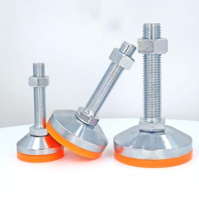 China Modern High Quality Steel Base Customized Screw Tools Adjustable Leveling Feet Swivel Leveler M12 M16 M20 for sale