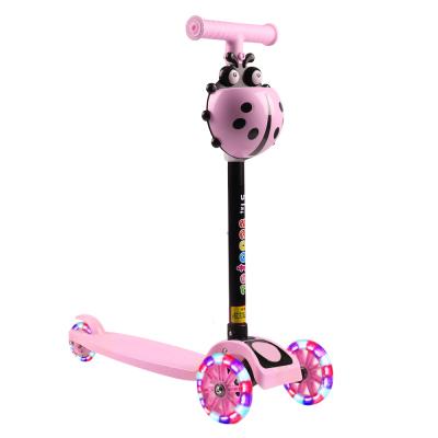 China 2021 Hot Selling 3 Wheels Child Scooter Kids Scooter Light Music Kick Scooters for sale