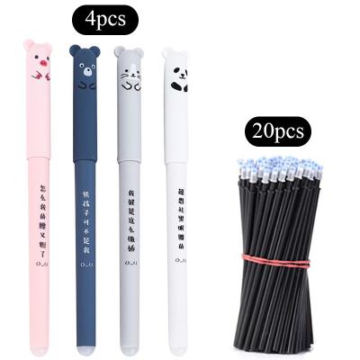 China 2021 Normal Washable Stationery Grip School Office Supplies Erasable Gel Pen 0.35mm Pen for sale