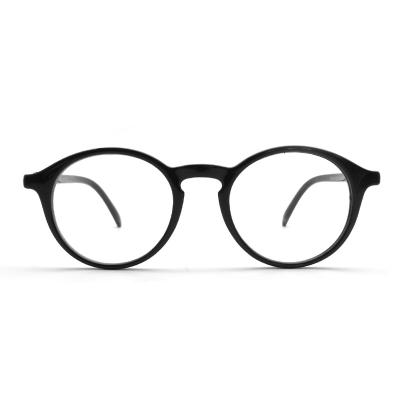 China Hot Selling Slim Retro Vintage Men Round Women Computer Anti Blue Light Reading Glasses for sale