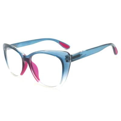 China Anti PC Computer Optical Glasses Cat Blue Lightweight Plastic Goggles for sale