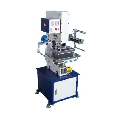 China TJ-9 Hotels Pneumatic Hot Stamping Press For Leather Patch for sale