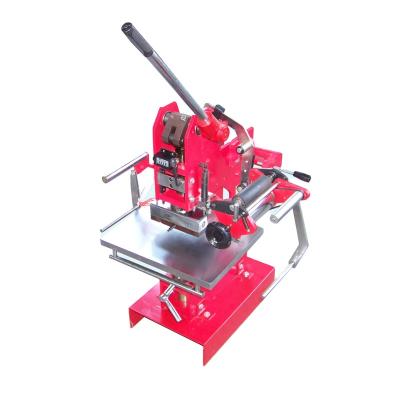 China Factory TJ-1E small manual leather diploma cover hot stamping embossing machine for sale