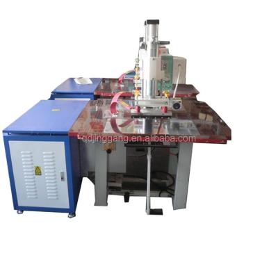 China Machinery repairs workshop high frequency double head &HF PVC stretch new productsTR-5S 5KW ceiling welding machine leather embossing machine for sale