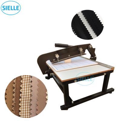 China Manual Fabric Zig Zag Cutting Machine End Cutter Machine Fabric And Hosiery Fabric Cutting Machine for sale