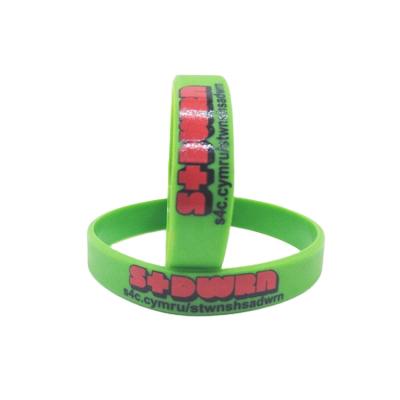 China 2021 CLASSIC fashion gift debossed silicone wristbands printing custom logo silicone wristbands for sale