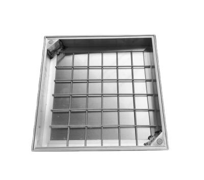 China Beautiful 3.07-500x500mm Aluminum Manhole Covers Turkey Manhole Cover With Manhole Cover Lifter for sale