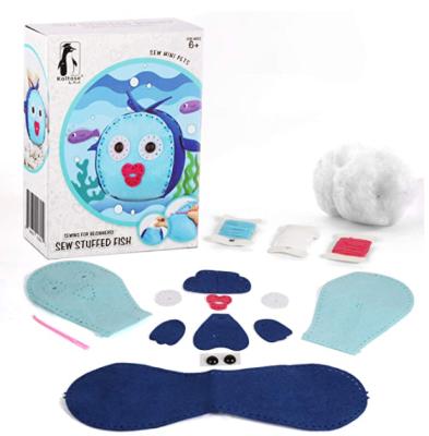 China Animal Sewing Craft Kit Fish Felt Sewing Craft Set DIY Educational Educational Toy Toys For Children for sale