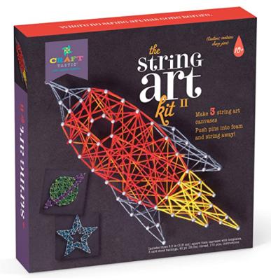 China Educational Toys Craft-tastic DIY String Art Creative Craft Kit For Kids Space Shape String Art Kit for sale