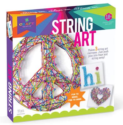 China Educational Toys Craft-tastic DIY String Art Creative Craft Kit For Kids Multi Shape String Art Kit for sale