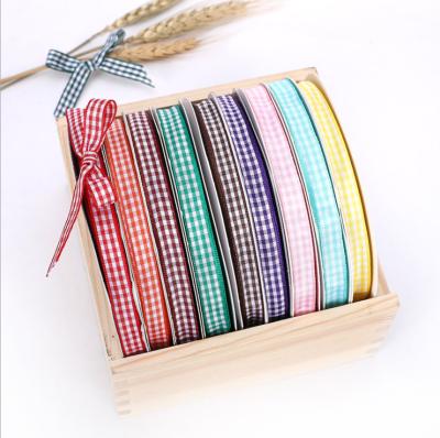 China Bowknot Eco-friendly Handmade Ribbon Wrapping Gift Box Hair Accessories DIY Style Rural Satin Ribbon for sale