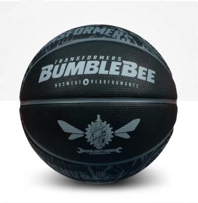 China 7 Logo Luxury Pu Price Basketball Custom Made Indoor Black for sale