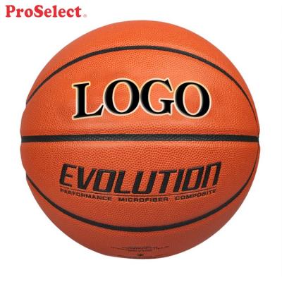 China Microfiber Proselect OEM Brand Chinese Sports Product Top Microfiber Compound Leather Basketball Ball for sale