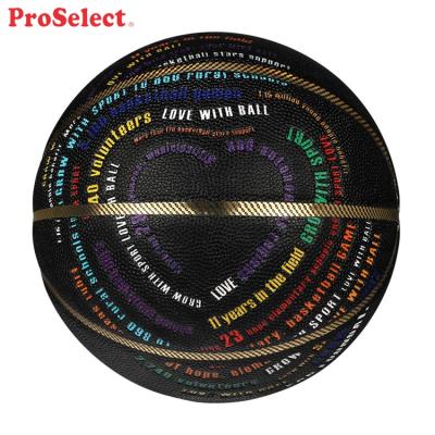 China 7 Proselect Unique Design PU Indoor Hygroscopic Customized Custom Basketball for sale