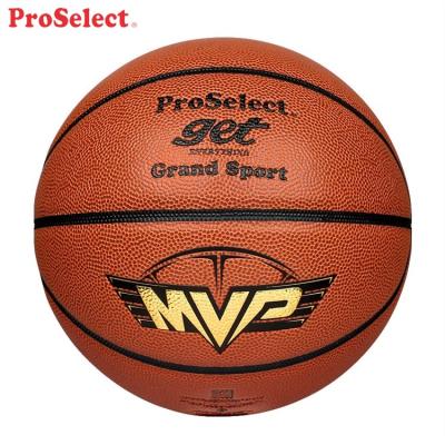 China Sports MVP Big 7 Proselect Wear-Resistant Bulk Wave Size 7 PU Custom Basketballs for sale