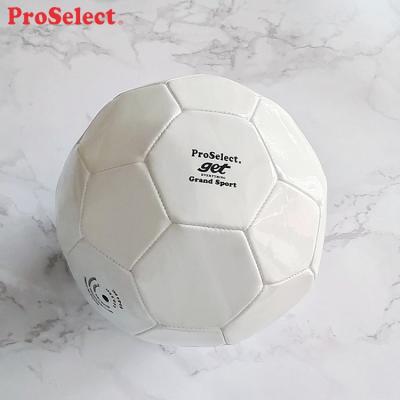 China Proselect Custom Thermo Bonded Plain White Soccer Ball PU for sale