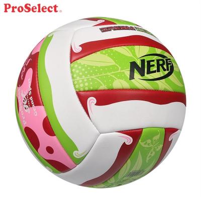 China Lightweight 1 Piece Tall Custom Size Pu Proselect Volleyball for sale