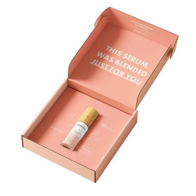 China Recyclable Factory printing paper pink lipgloss lip gloss balm box custom lipstick boxes packaging cosmetic for sale