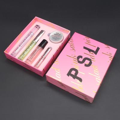 China Customized Lip Gloss Boxes Customized Recyclable Logo Printing Paper Lipstick Lipstick Packaging Box Customized Holographic for sale