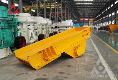 China ZSW Heavy type vibrating feeder 2 steps screening bars Vibration feeding machine Vibrating Feeder for sale