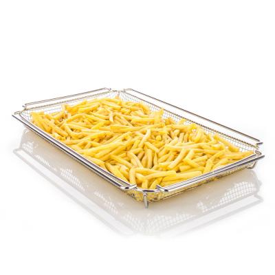 China French Fries Cooling Tray Metal Grid Basket of Stainless Steel for Oven Parts and Accessories for sale