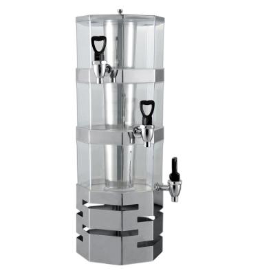 China Save Space 3 Tiers Cold Beverage Fruit Juice Dispenser Machine for sale