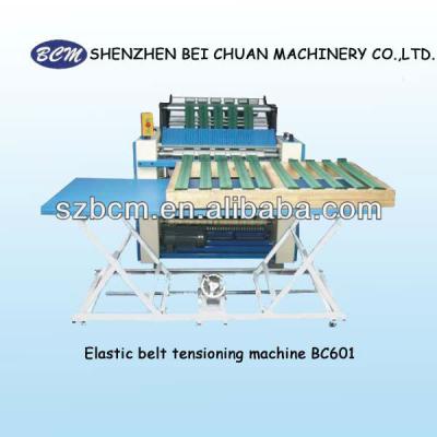 China The distance between two belts is adjustable elastic belt tensioning machine in Shenzhen for sale