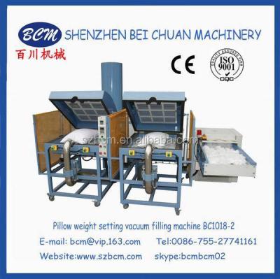 China Filling Sucks Best Surface Pillow Vacuum Filling Filling Line BC1018-2 for sale