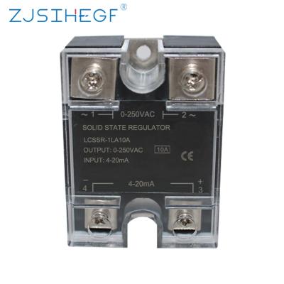 China SSR-VA 0-10V 10A SSR-VD Single Phase Voltage Regulator 0-10V 10A Sealed Solid State Voltage Regulator 3-32VDC for sale