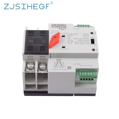 China ZJSIHEGF W2R-2P/3P/4P 100A 110V/220V Mini ATS Electric Selectors Switch Dual Automatic Transfer Switch W2R-2P/3P/4P for sale