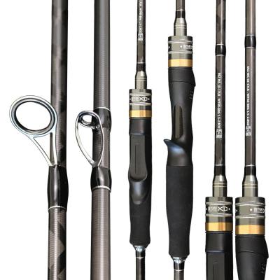 China Carbon XDL Hot selling 1.98m two section EVA handle ultralight fishing rod carbon fiber light jigging fishing rod for sale