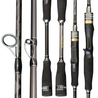 China Carbon XDL Low moq two section 30T+40T High carbon fiber rods EVA handle Light jigging taiwan fishing rod for sale